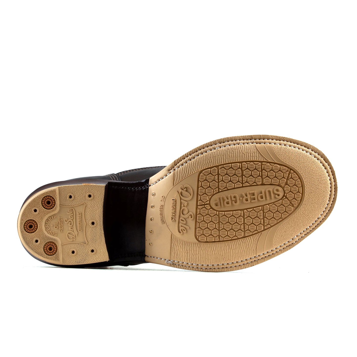 Monkey Boots 12 Eyelets - Cream Kudu + Black Bull Hide - xbxs®boots factory
