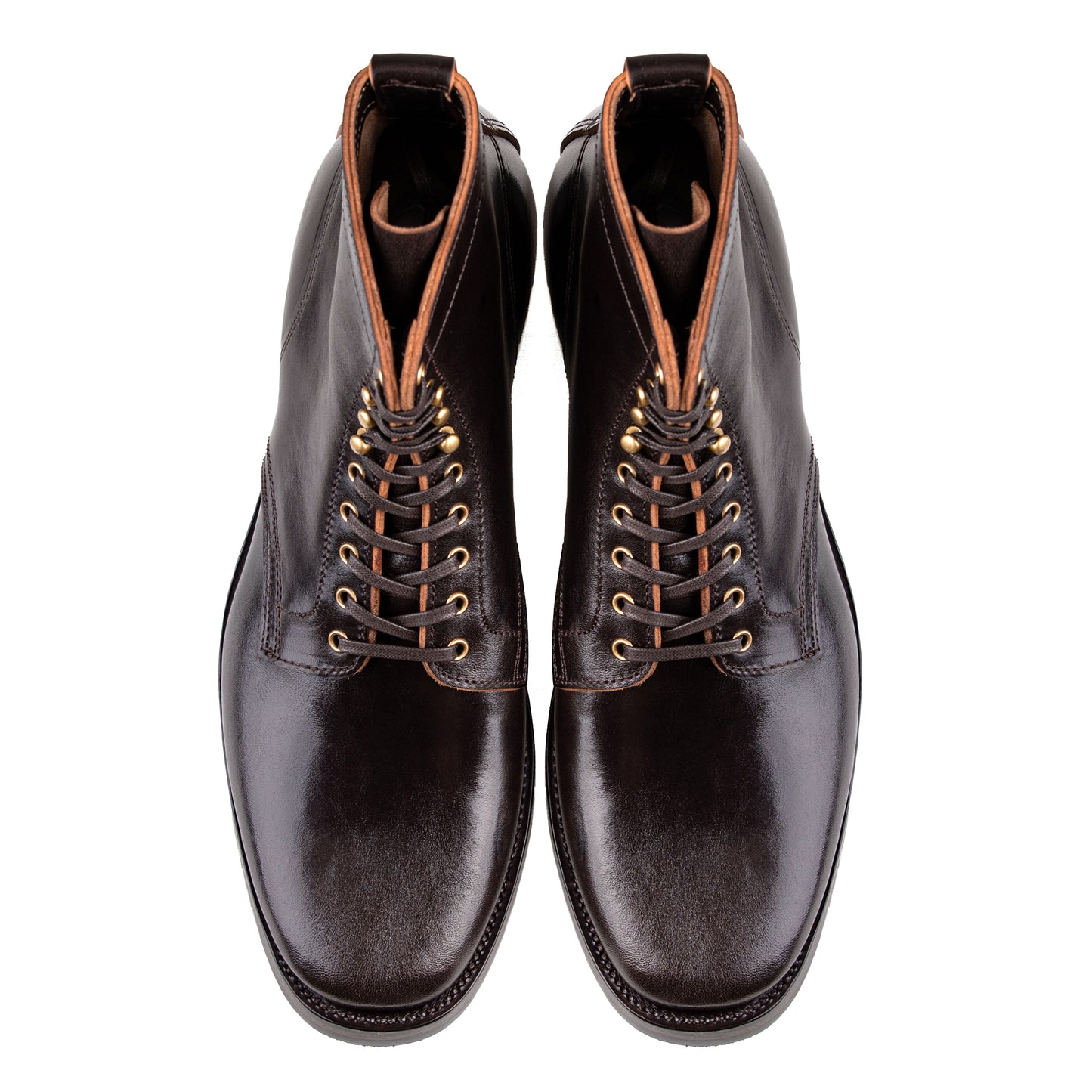 Land boots - Hand Dyed Black/Brown Horsebutt TPR - xbxs®boots factory