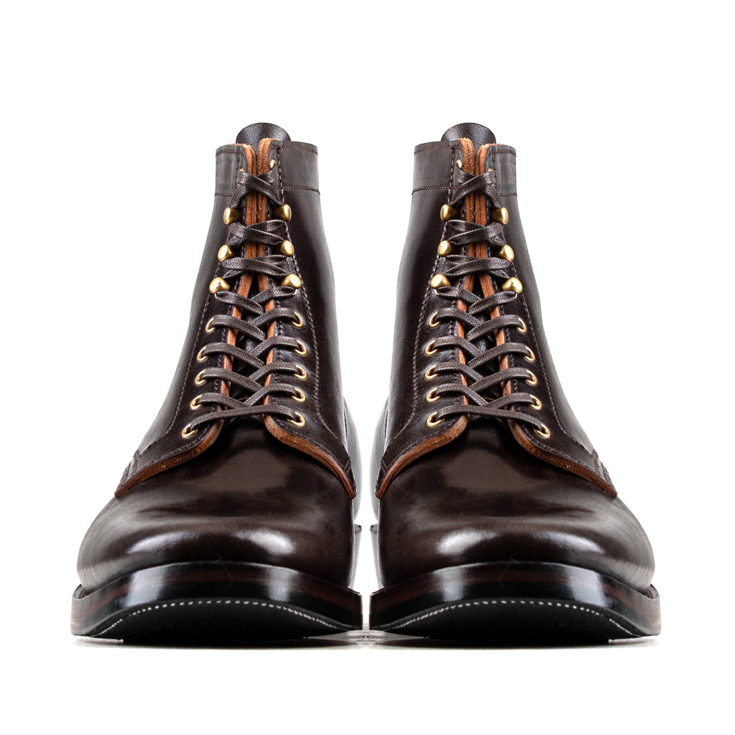 Land boots - Hand Dyed Black/Brown Horsebutt TPR - xbxs®boots factory