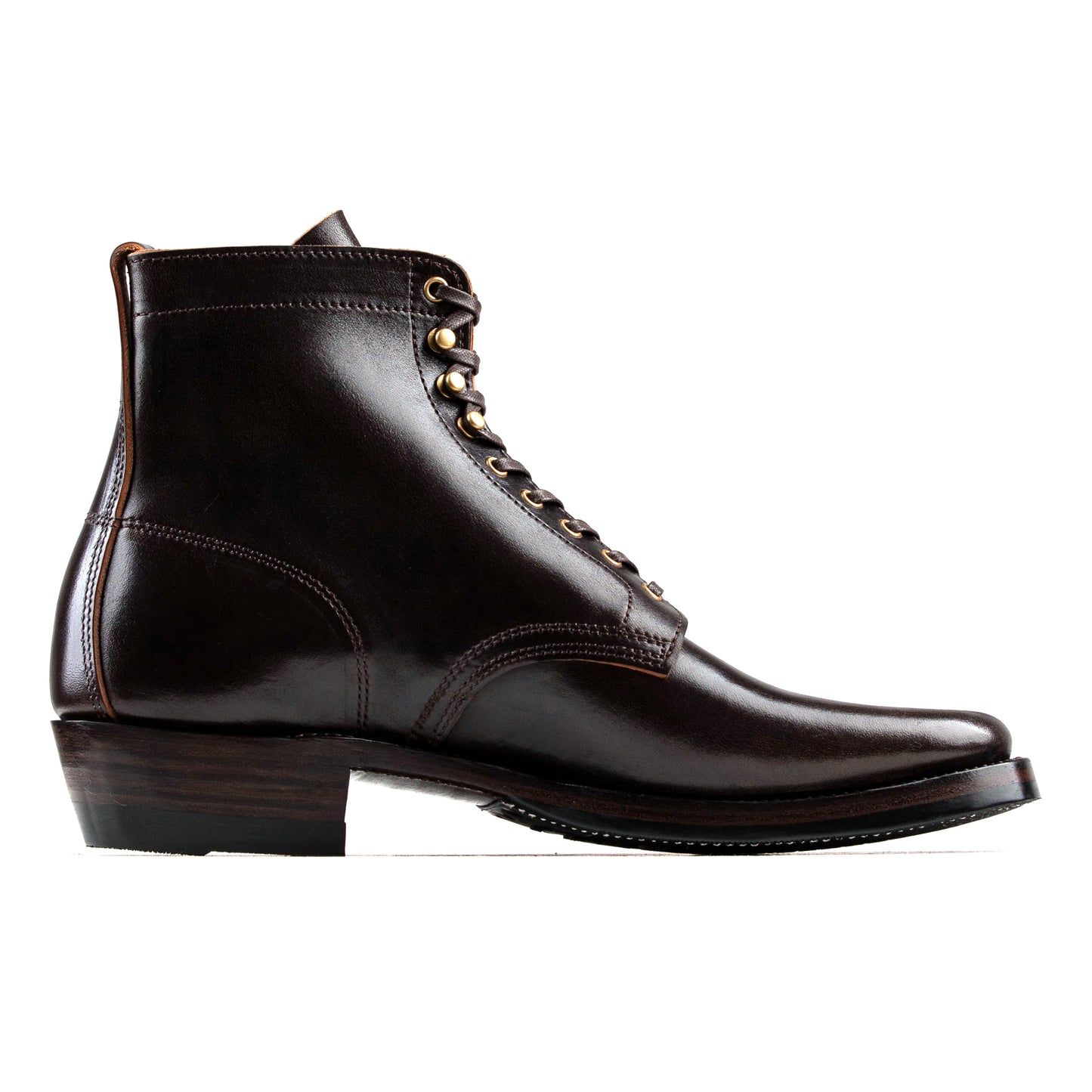 Land boots - Hand Dyed Black/Brown Horsebutt TPR - xbxs®boots factory
