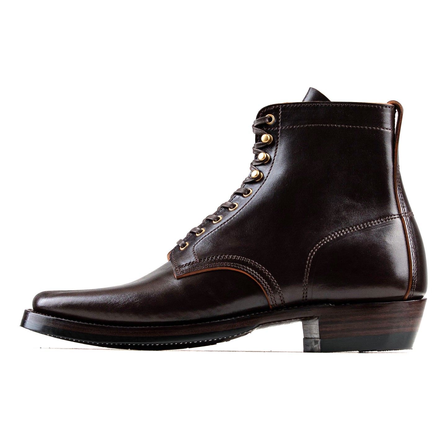 Land boots - Hand Dyed Black/Brown Horsebutt TPR - xbxs®boots factory