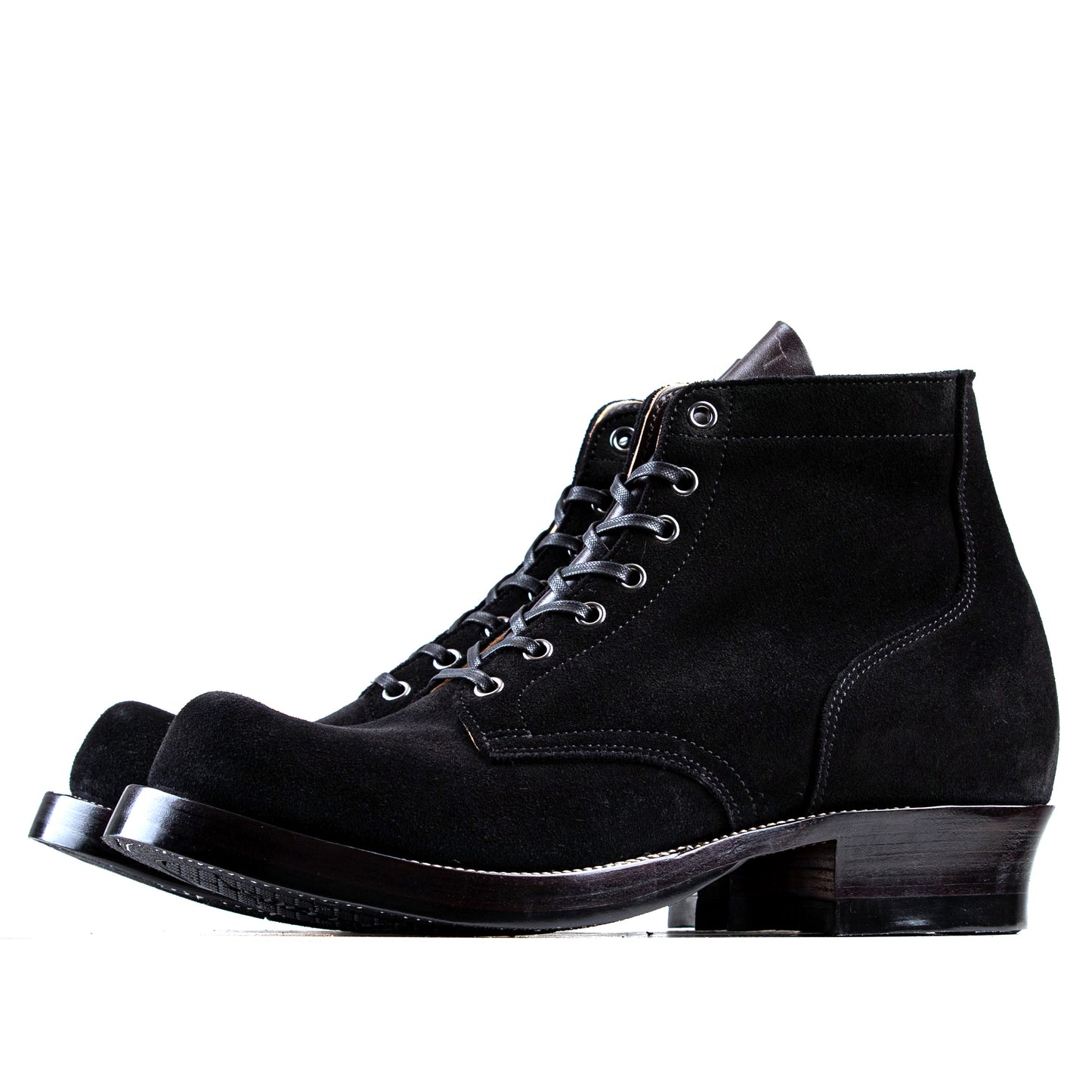 Miner Boots - Black Kudu Reverse - xbxs®boots factory