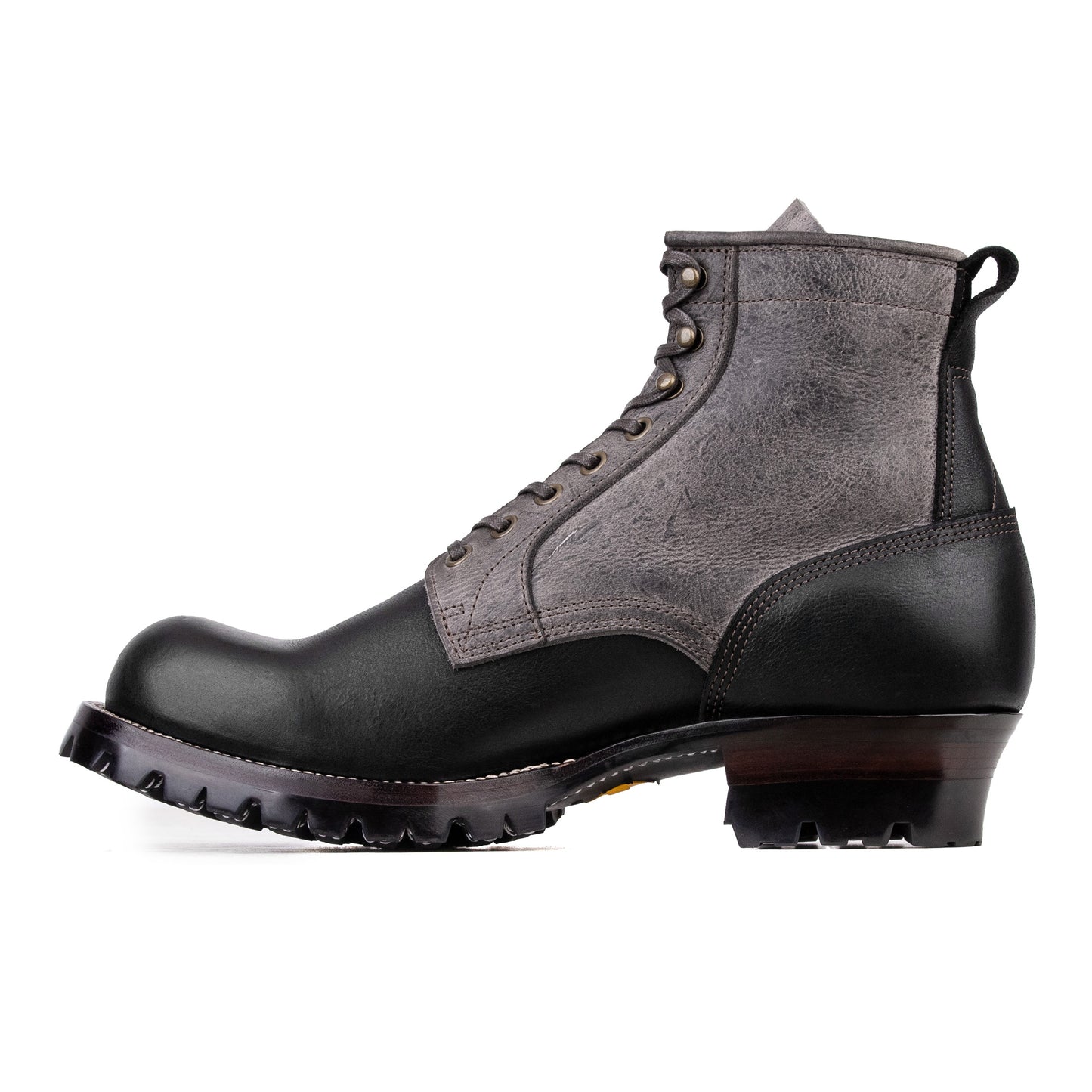 Woodcutting boots - Black Kudu + Grey Kudu - xbxs®boots factory