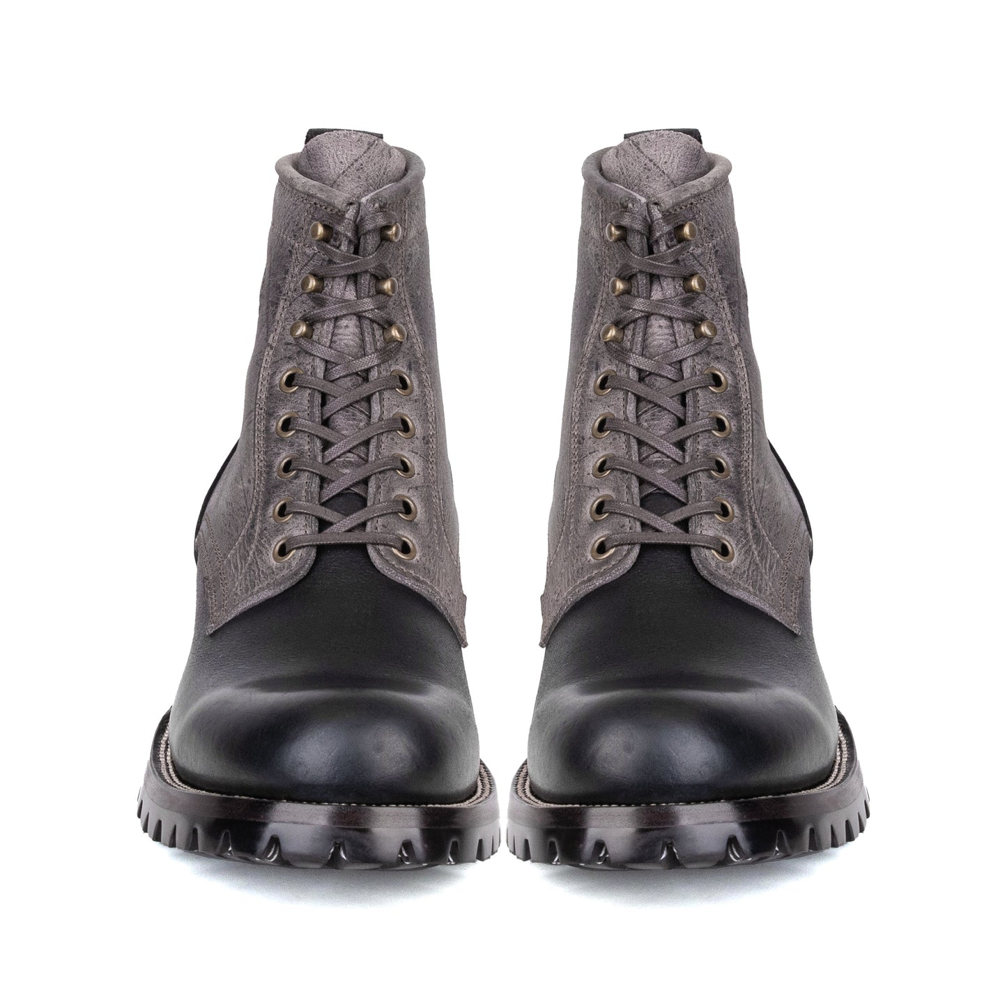 Woodcutting boots - Black Kudu + Grey Kudu - xbxs®boots factory