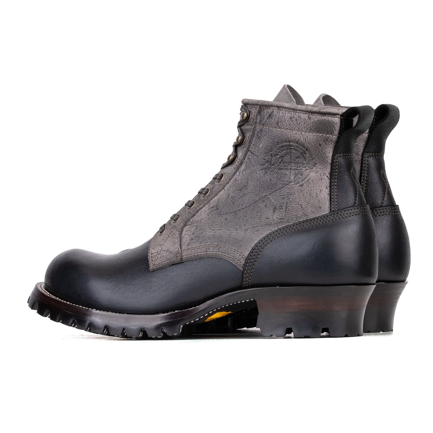 Woodcutting boots - Black Kudu + Grey Kudu - xbxs®boots factory