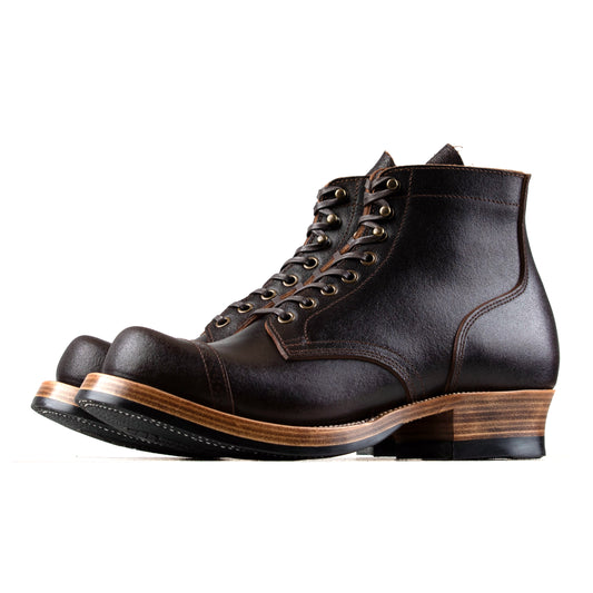 Miner Boots - Black Waxed Flesh Chromexcel - xbxs®boots factory