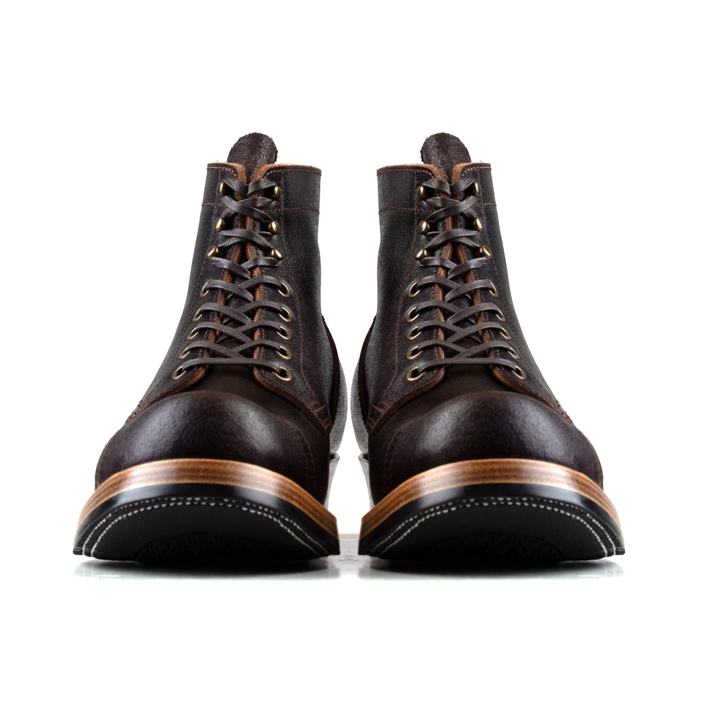 Miner Boots - Black Waxed Flesh Chromexcel - xbxs®boots factory