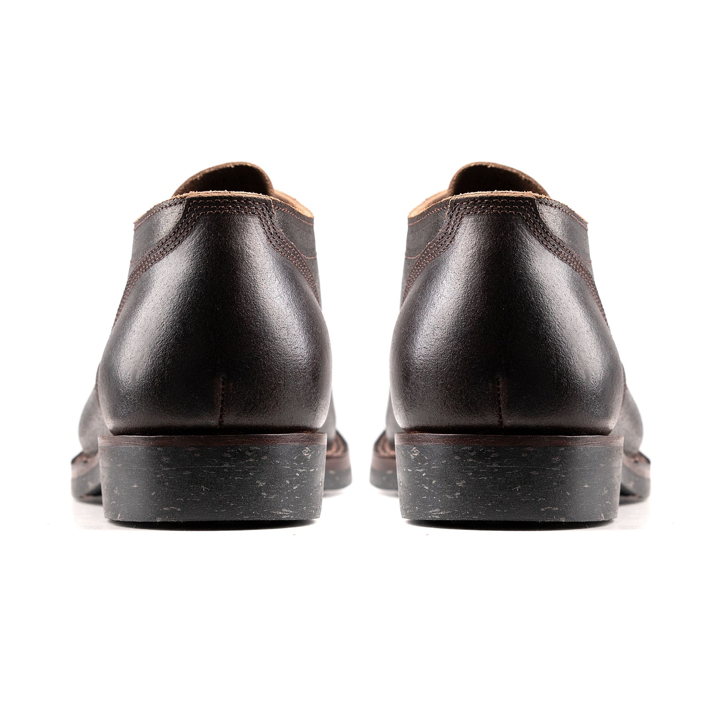 Derby Boots - Black Waxed Flesh Chromexcel- xbxs®boots factory