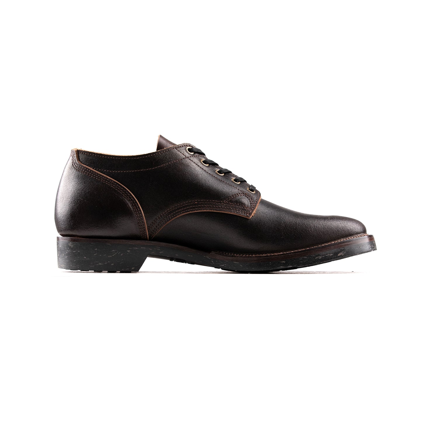 Derby Boots - Black Waxed Flesh Chromexcel- xbxs®boots factory
