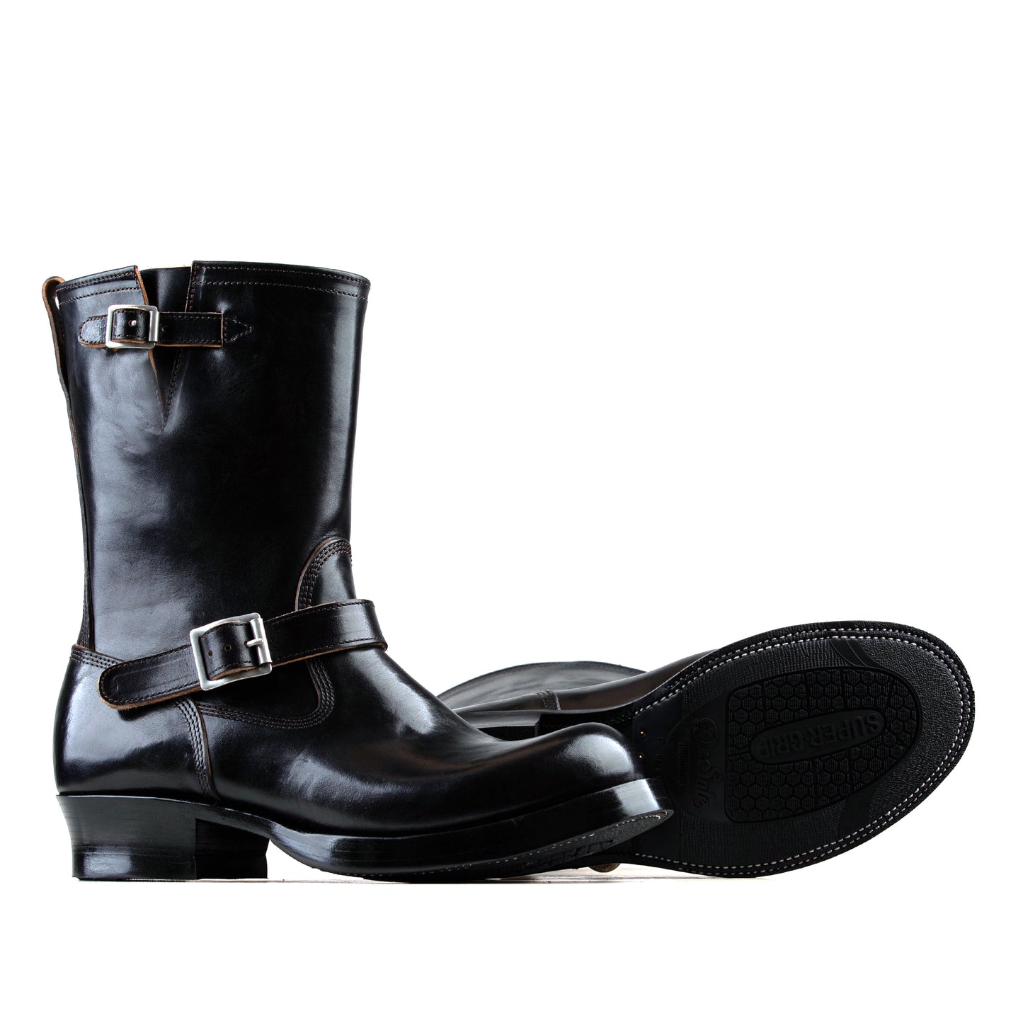 Engineer Boots 10" - Black Maryam Horsebutt - xbxs®boots factory