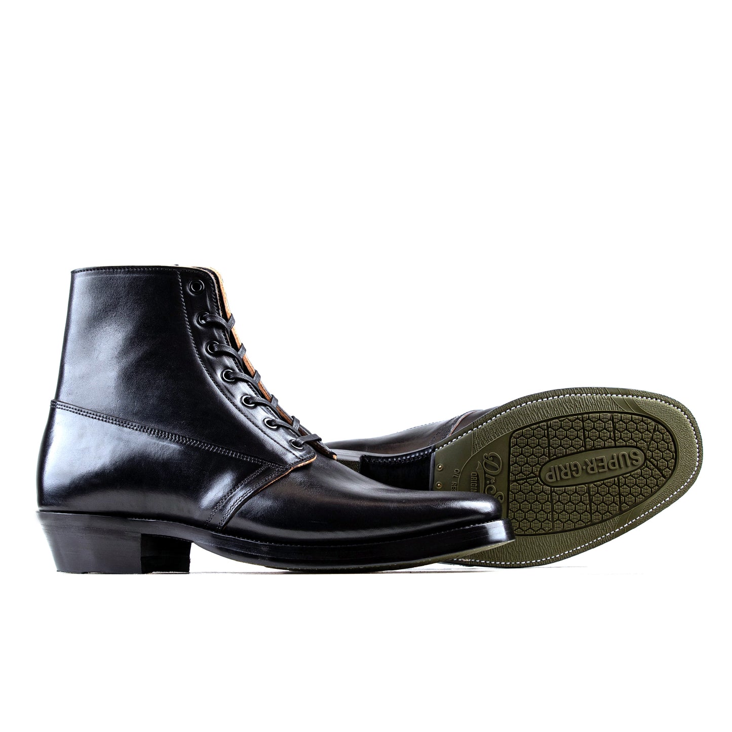 French Army Boots - Black Horsebutt TPR - xbxs®boots factory
