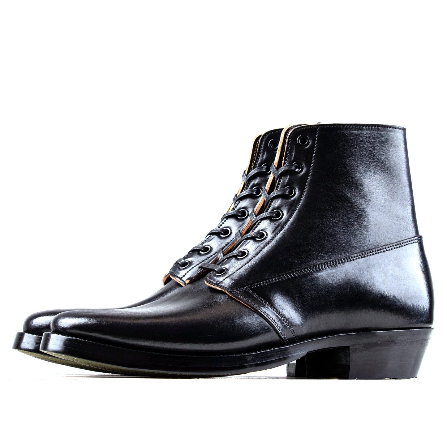 French Army Boots - Black Horsebutt TPR - xbxs®boots factory