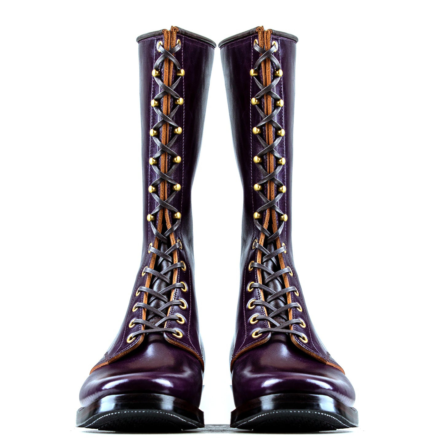 Stringer Boots 13 Eyelets - Viola Horsebutt TPR - xbxs®boots factory