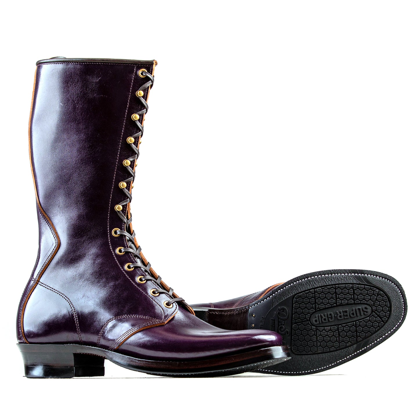 Stringer Boots 13 Eyelets - Viola Horsebutt TPR - xbxs®boots factory