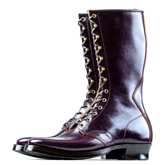 Stringer Boots 13 Eyelets - Viola Horsebutt TPR - xbxs®boots factory