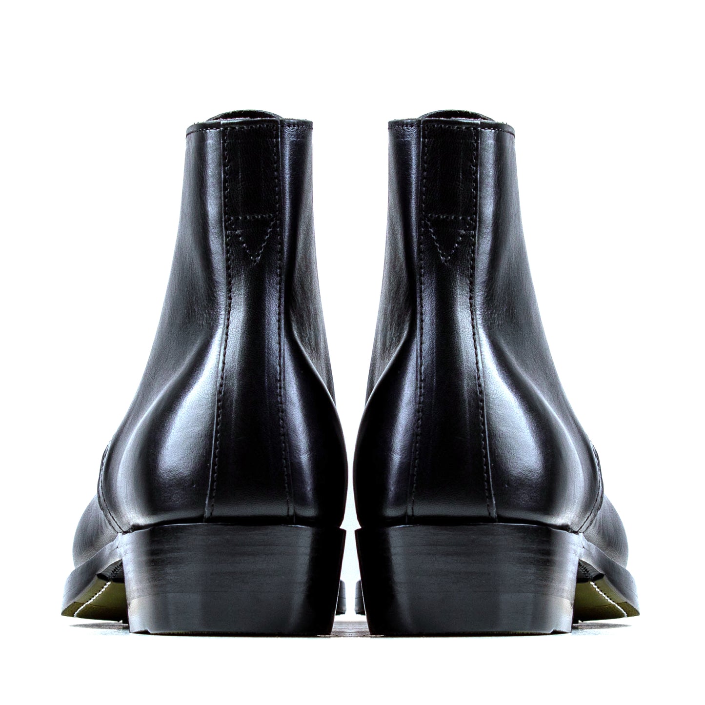 George Boots -Black Bull Hide - xbxs®boots factory