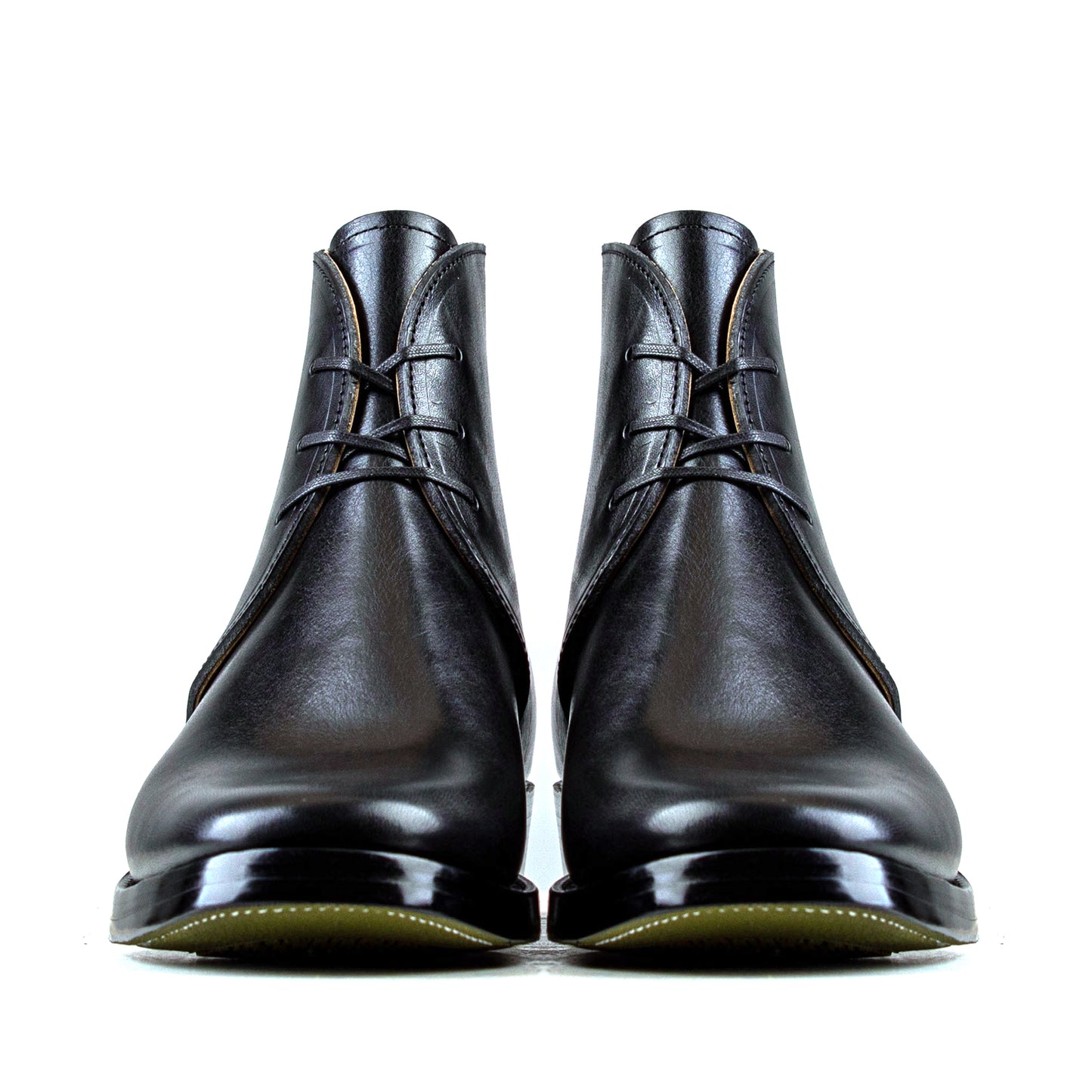 George Boots -Black Bull Hide - xbxs®boots factory