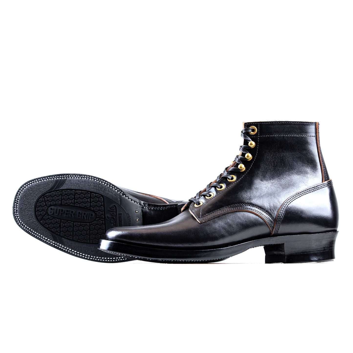 Woodcutting boots - Black Horsebutt TPR - xbxs®boots factory