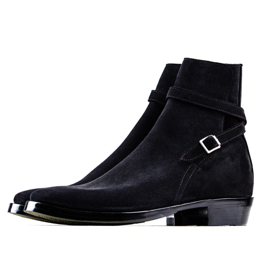 Jodhpure Boots II - Black Kudu Reverse - xbxs®boots factory