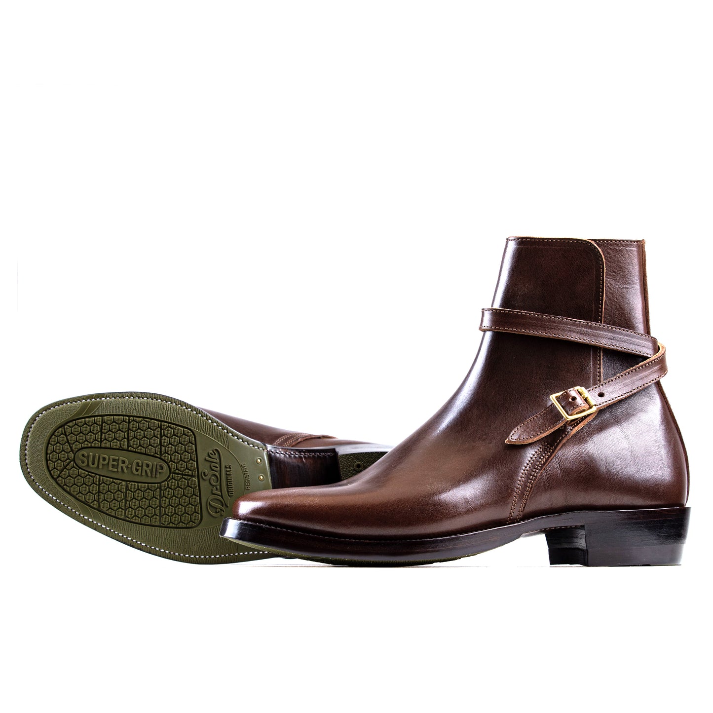 Jodhpur Boots II -Brown Bull Hide - xbxs®boots factory