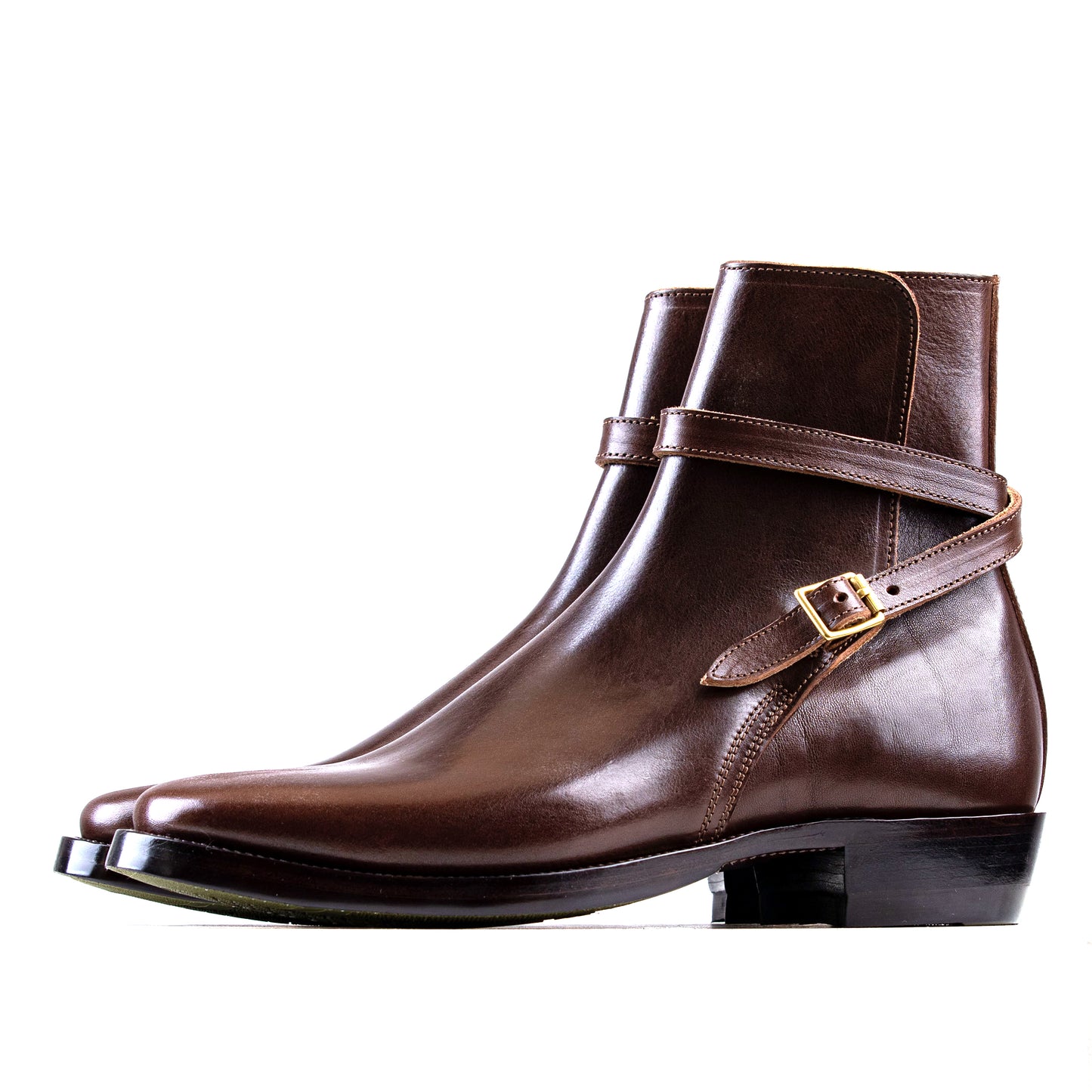 Jodhpur Boots II -Brown Bull Hide - xbxs®boots factory