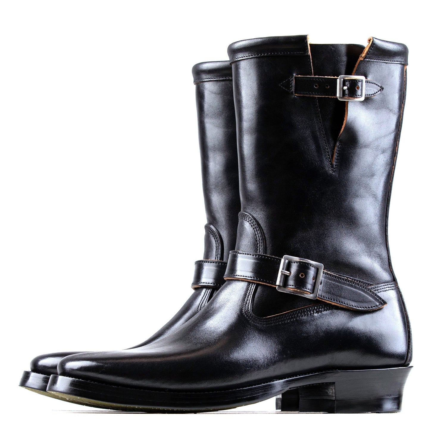 Engineer Boots 10" - Black Horsebutt TPR - xbxs®boots factory