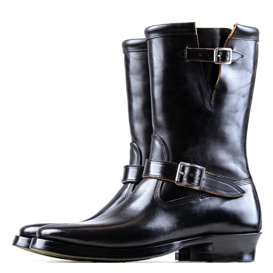 Engineer Boots 10" - Black Horsebutt TPR - xbxs®boots factory