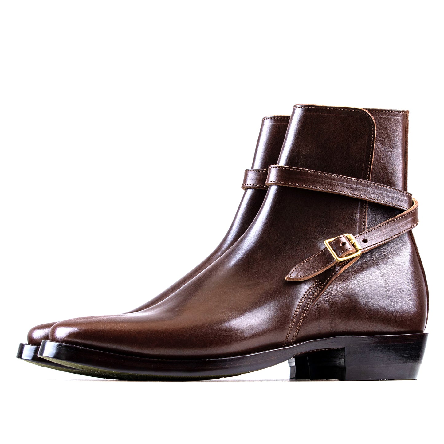 Jodhpur Boots II -Brown Bull Hide - xbxs®boots factory
