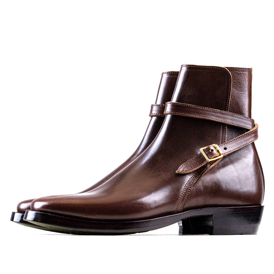Jodhpur Boots II -Brown Bull Hide - xbxs®boots factory