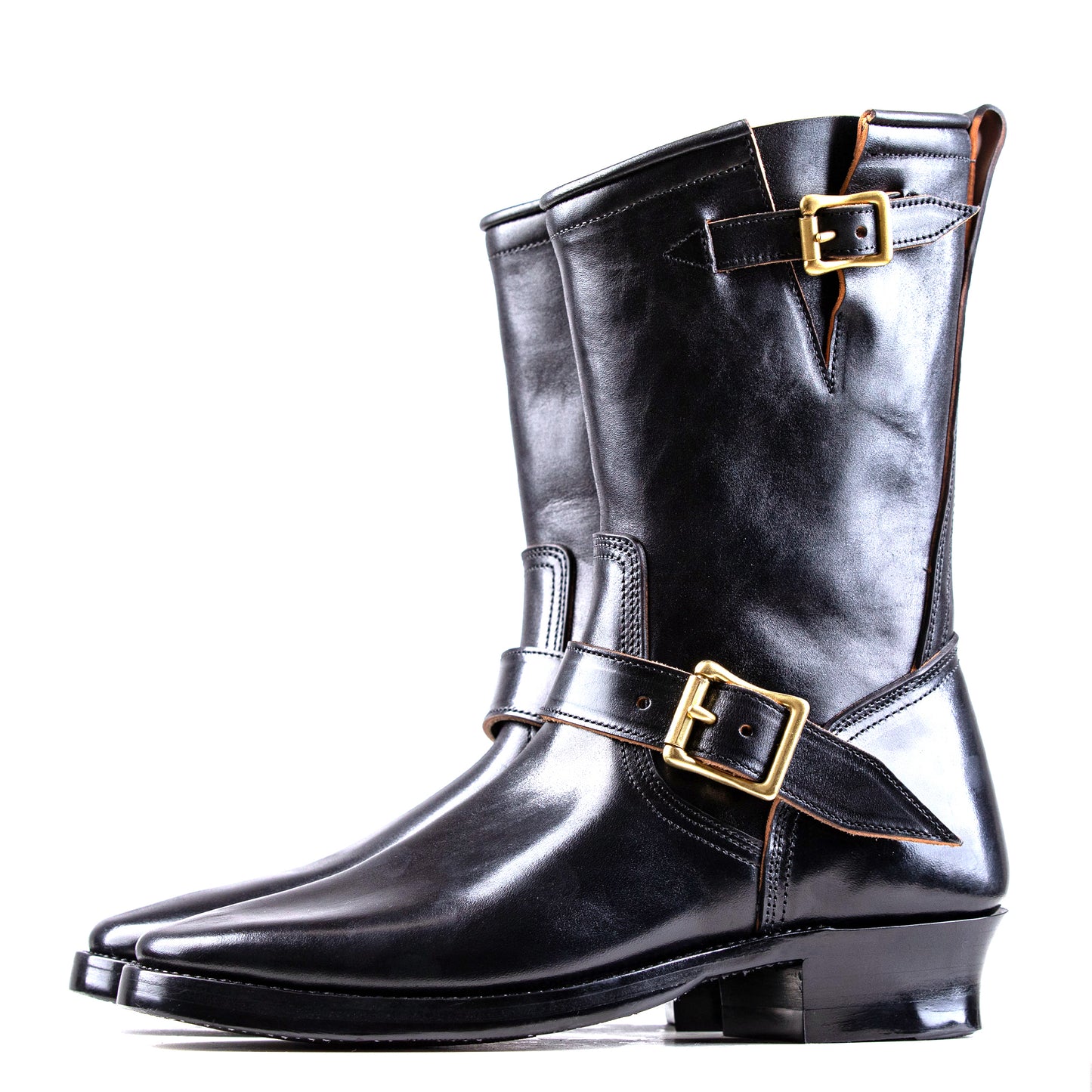Engineer Boots 10" - Black Horsebutt TPR - xbxs®boots factory