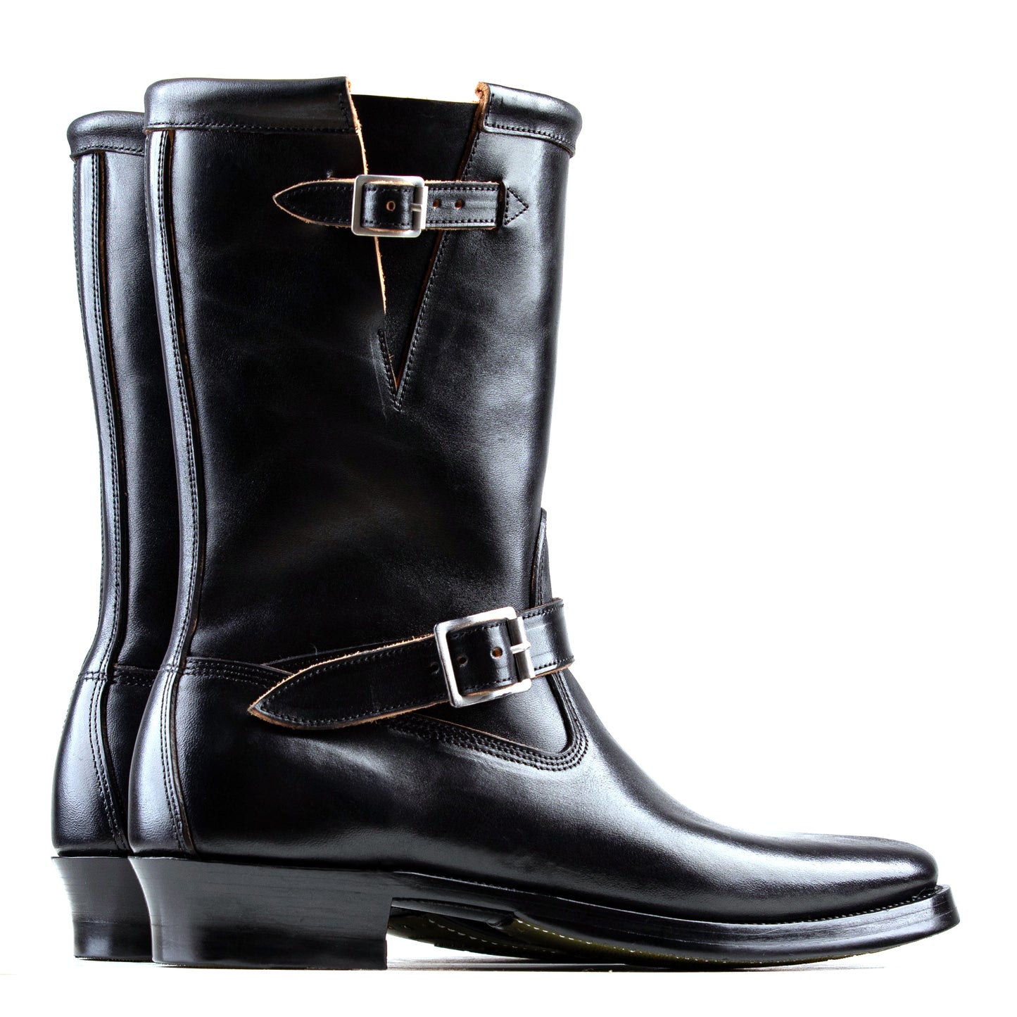 Engineer Boots 10" - Black Horsebutt TPR - xbxs®boots factory