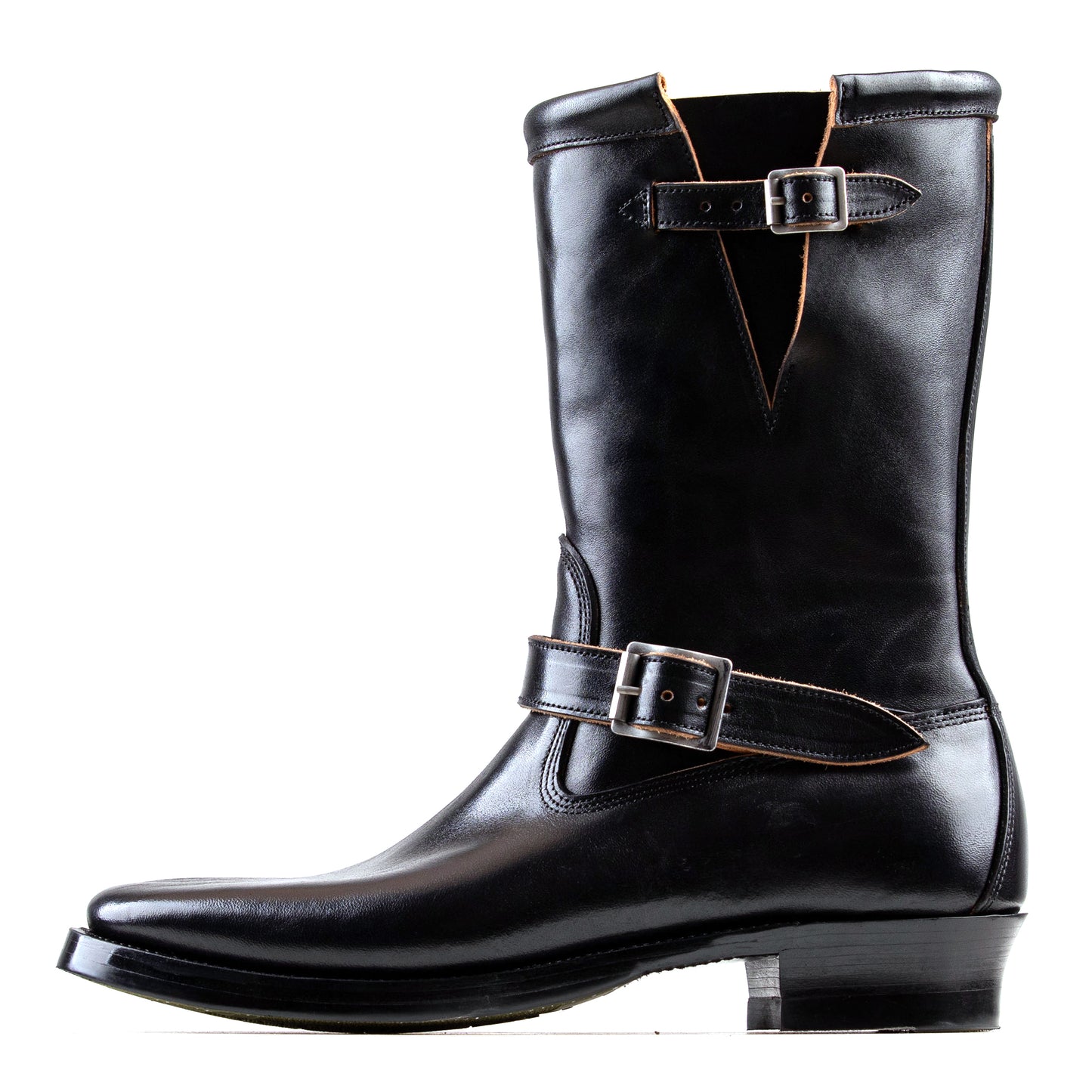 Engineer Boots 10" - Black Horsebutt TPR - xbxs®boots factory