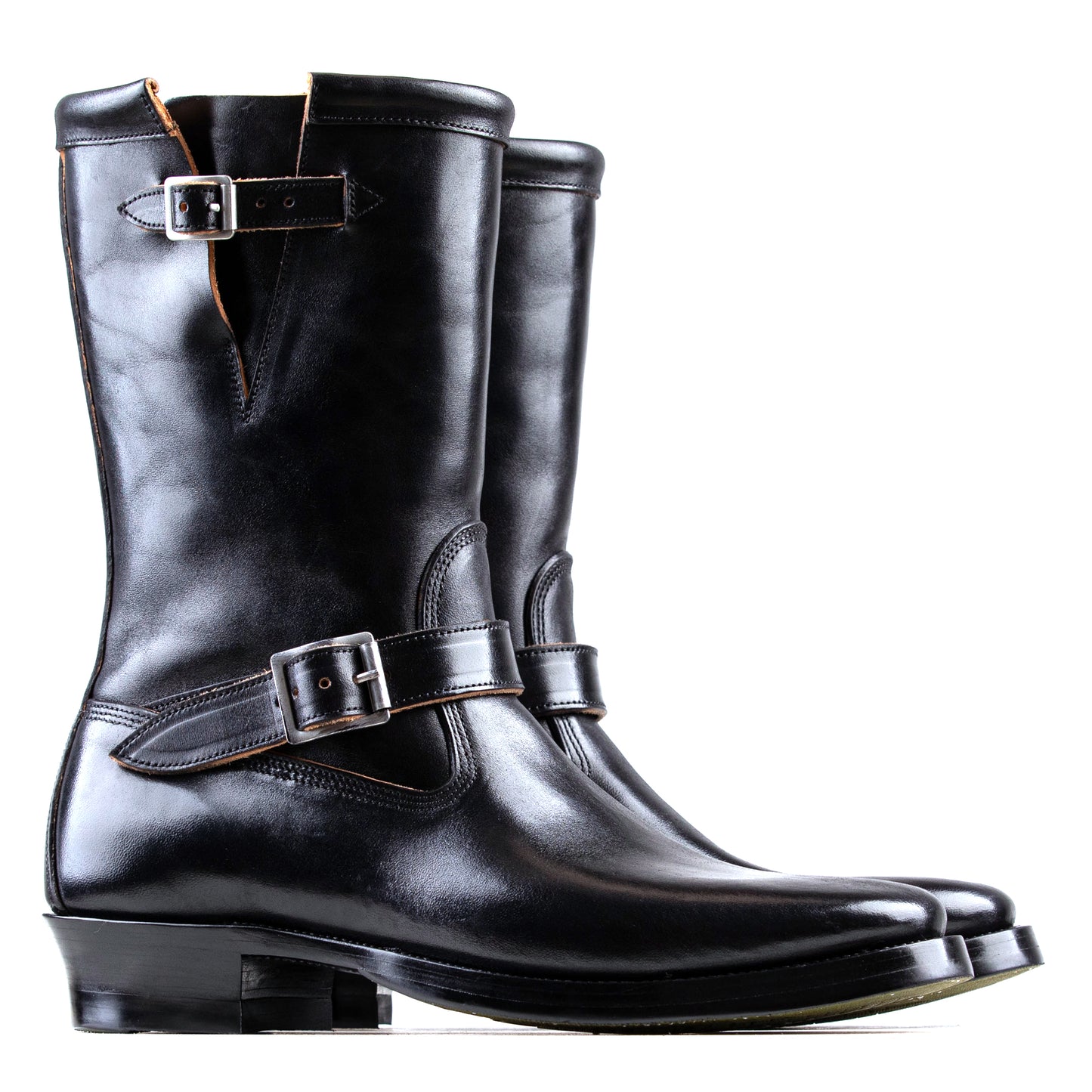 Engineer Boots 10" - Black Horsebutt TPR - xbxs®boots factory