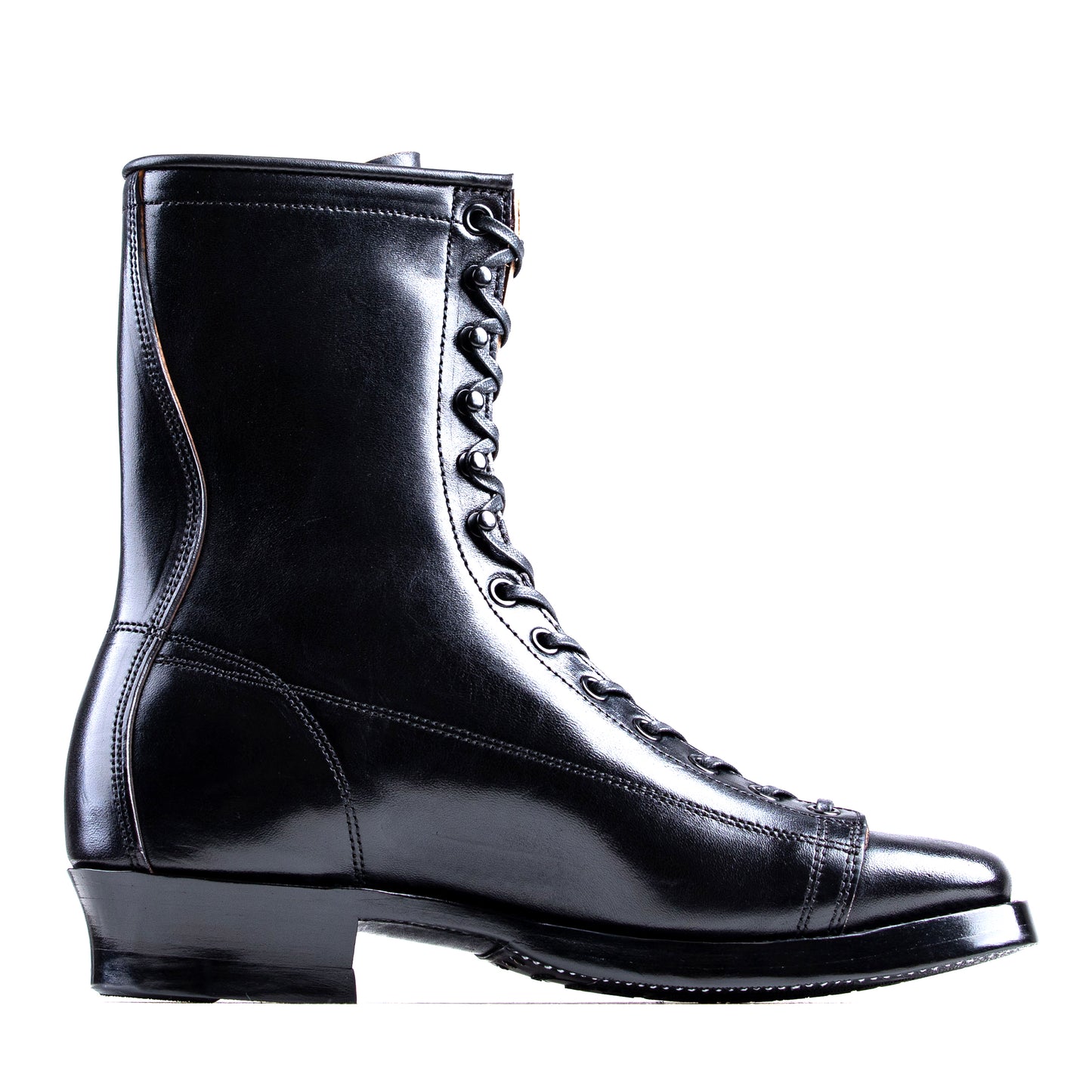 Monkey Boots 13 Eyelets - Black Horsebutt TPR - xbxs®boots factory