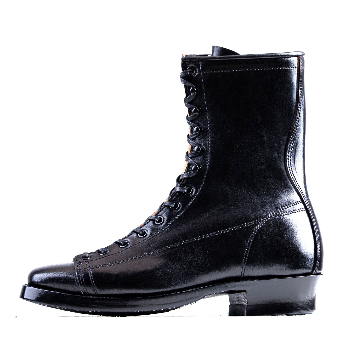 Monkey Boots 13 Eyelets - Black Horsebutt TPR - xbxs®boots factory