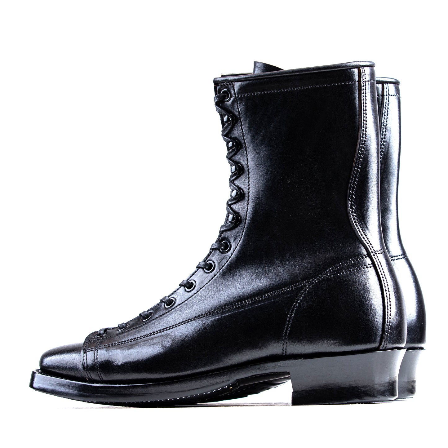 Monkey Boots 13 Eyelets - Black Horsebutt TPR - xbxs®boots factory