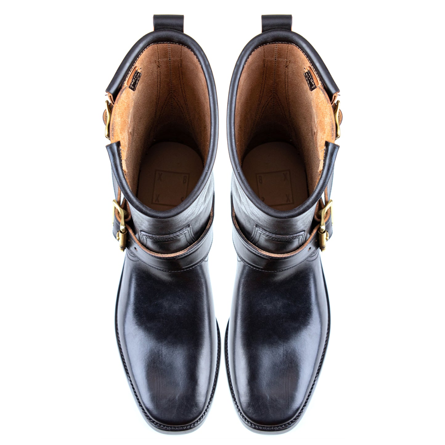 Engineer Boots 10" - Black Horsebutt TPR - xbxs®boots factory