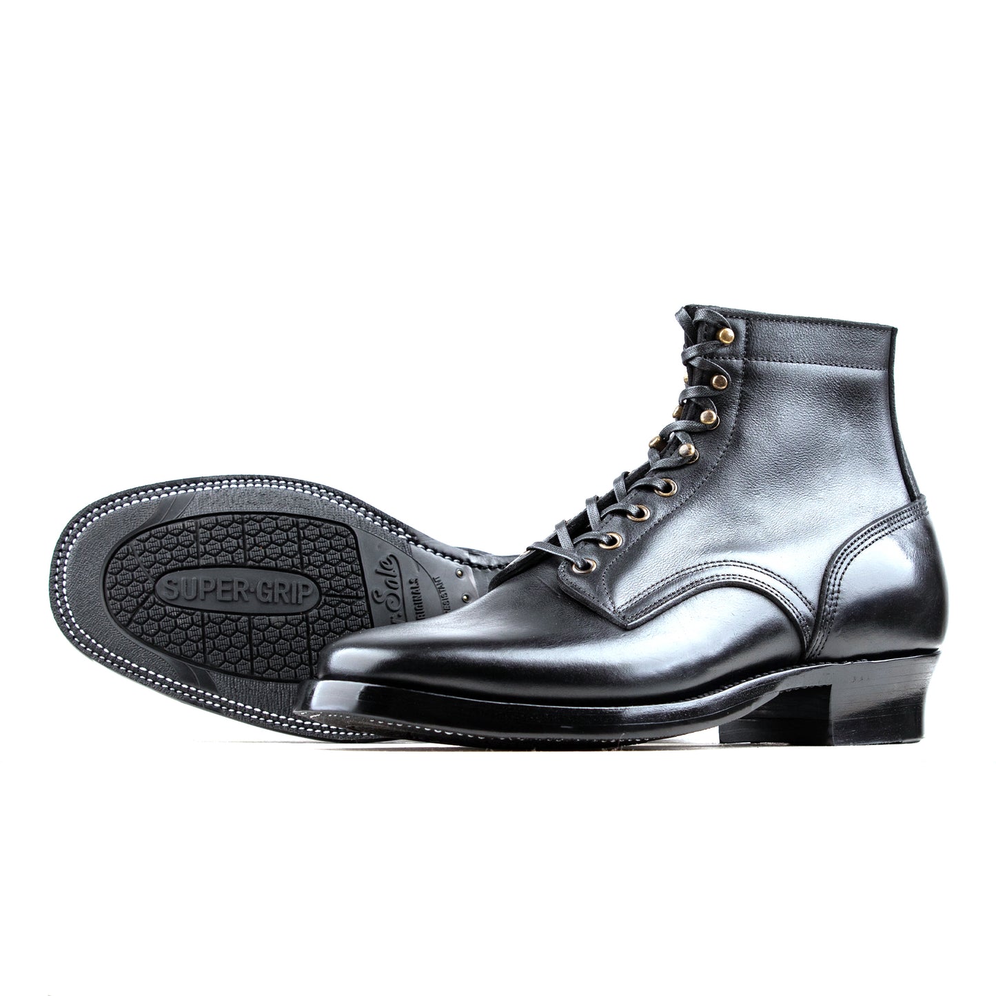Woodcutting boots - Black Naked Kudu - xbxs®boots factory
