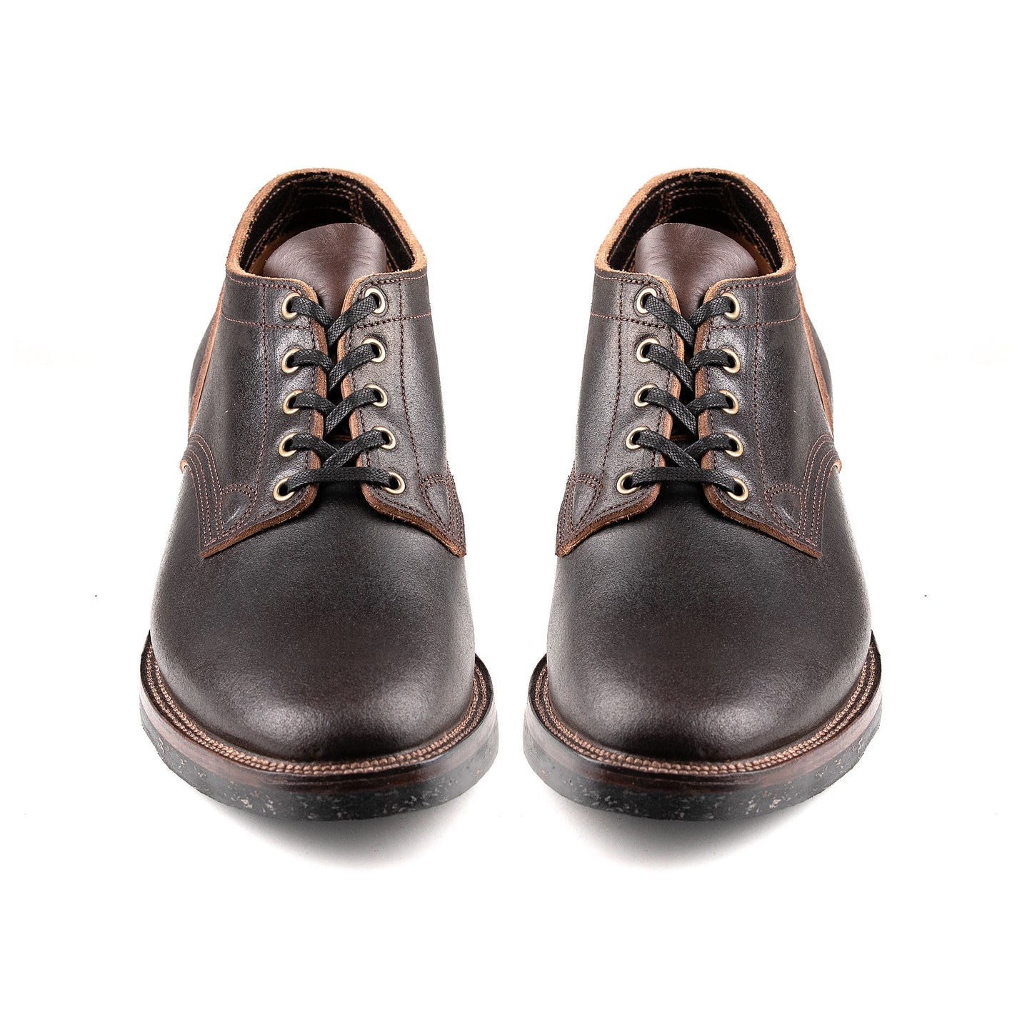 Derby Boots - Black Waxed Flesh Chromexcel- xbxs®boots factory – xbxsboots